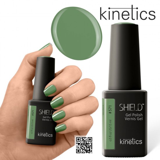 Kinetics Shield Gel Polish 15ml #571 Verdant