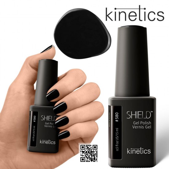 Kinetics Shield Gel Polish 15ml #580 Black Hole