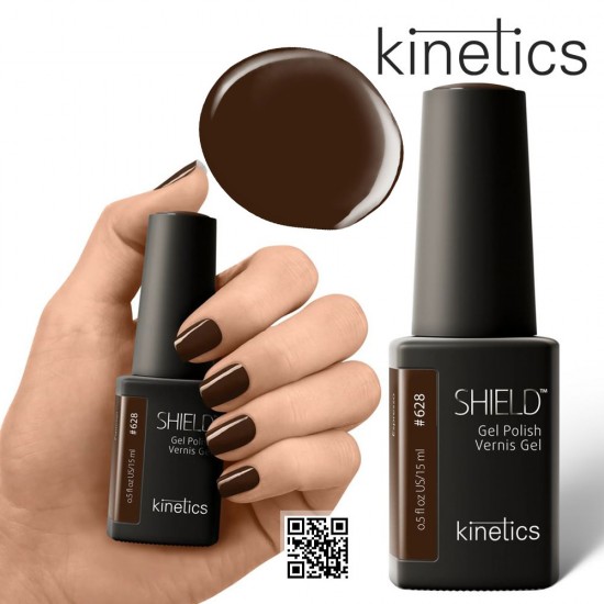 Kinetics Shield Gel Polish 15ml #628 Espresso