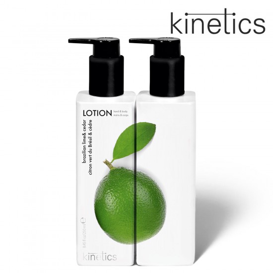 Kinetics roku un ķermeņa losjons Brazīlijas laims un Ciedrs 250ml