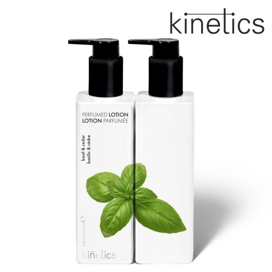 Kinetics hand and body lotion Basil and Cedar 250ml