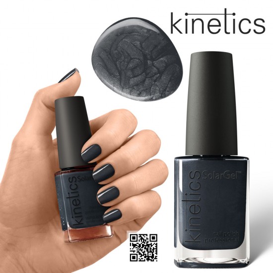 Лак для ногтей Kinetics SolarGel 15мл #492 Black Parade