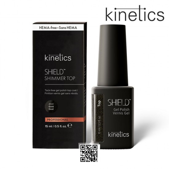 Kinetics Shield Shimmer Top #931 Gold dust 15ml