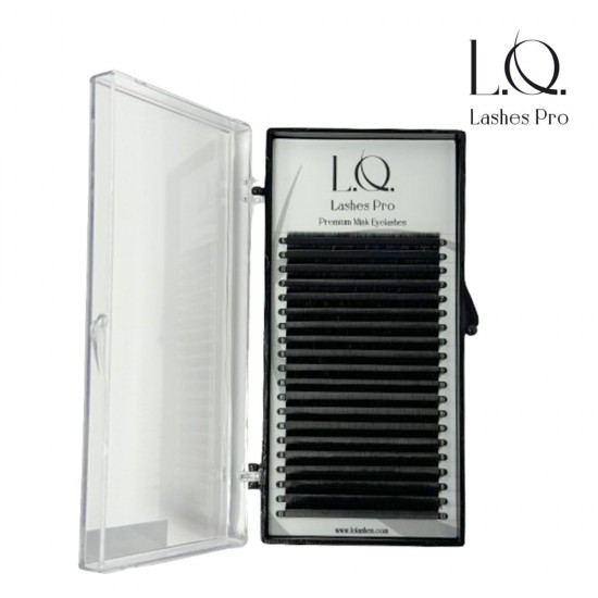 LO Lashes Pro Skropstu 0.07 Mix kastīte CC 5-13mm 20 rindas