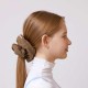 Cushion hair scrunchie Mellotory brown