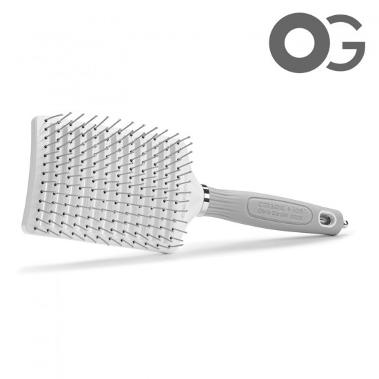 Olivia Garden Expert Care Vent Nylon Bristles W&G L matu suka matu atšķetināšanai un žāvēšanai ar fēnu