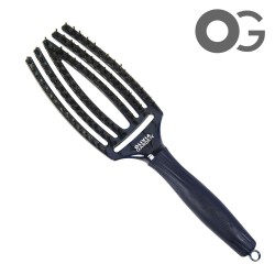Olivia Garden Fingerbrush Care Iconic Blue Sapphire matu birste vidējā Olivia Garden Fingerbrush Care Iconic Blue Sapphire matu birste vidējā
