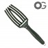 Olivia Garden Fingerbrush Care Iconic Green Emerald matu birste vidējā Olivia Garden Fingerbrush Care Iconic Green Emerald matu birste vidējā
