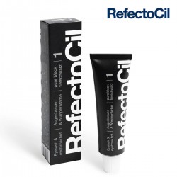 RefectoCil 1 Pure Black melna krāsa skropstām un uzacīm 15ml