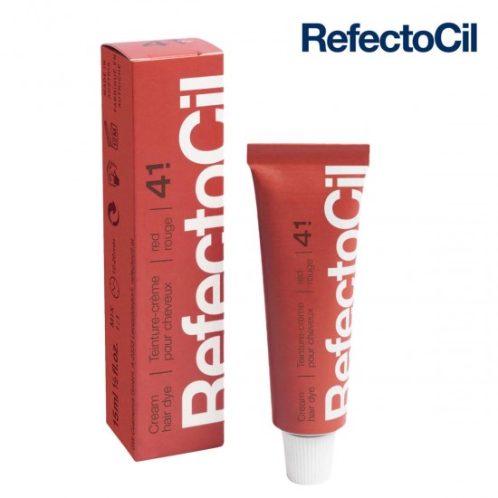RefectoCil 4.1 Red sarkanā krāsa skropstām un uzacīm 15ml