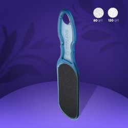 Staleks Classic AC 10/2 классическая пластиковая двусторонняя пилка для педикюра 80/120 грит Staleks Classic AC 10/2 классическая пластиковая двусторонняя пилка для педикюра 80/120 грит