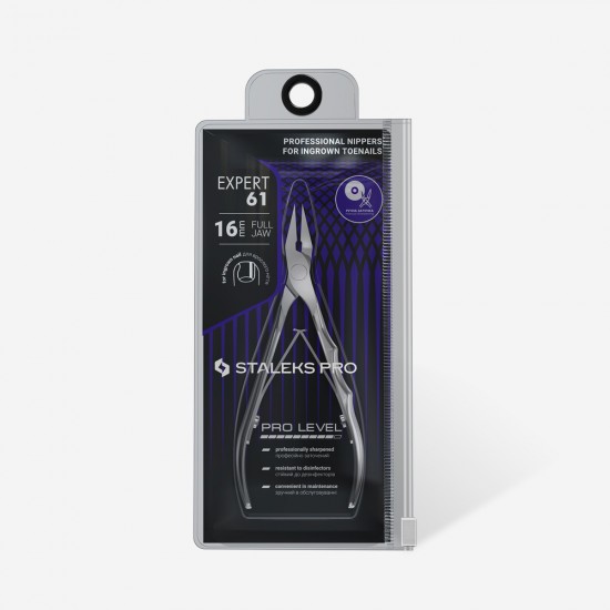 Staleks Pro Expert 61 professional ingrown toenail nippers 16mm