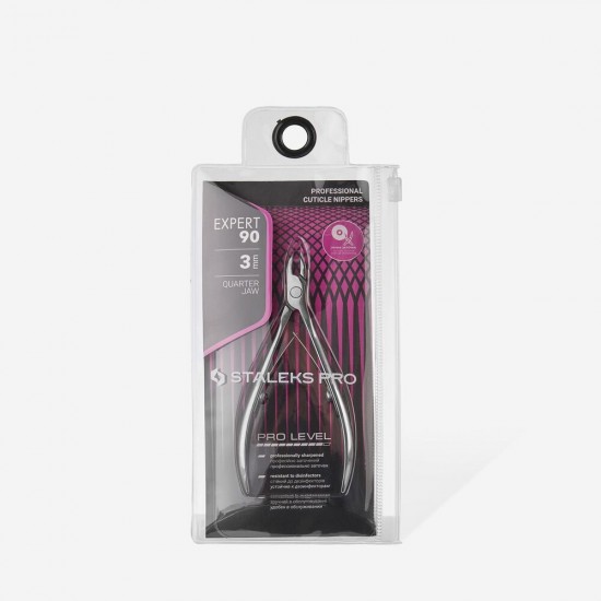 Staleks Pro Expert NE-90-3 profesionālās kutikulas knaibles 3mm