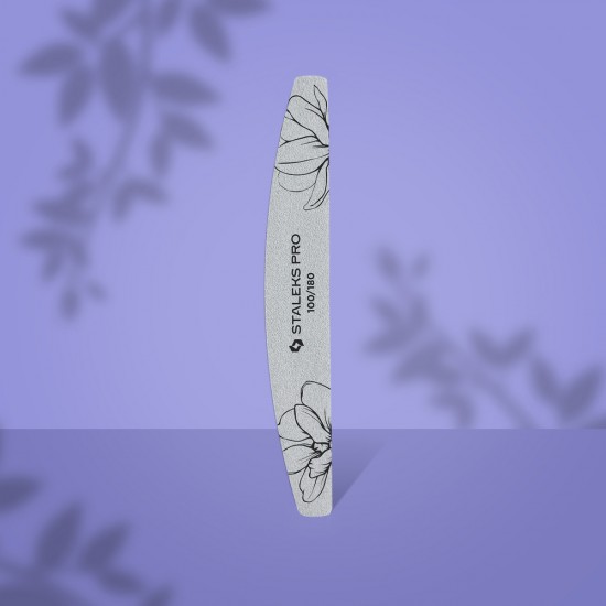 Staleks Pro Expert NFB-40-100/180-25 pusmēness formas minerālu nagu vīles 100/180 griti 25gb