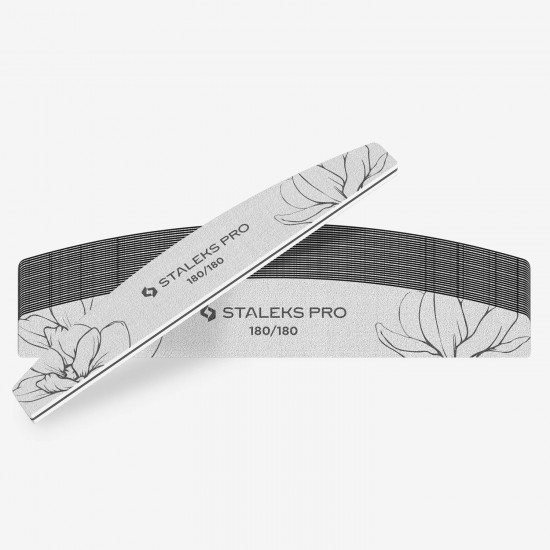 Staleks Pro Expert NFE-40-180/180-25 pusmēness formas minerālu nagu vīles 180/180 griti 25gb