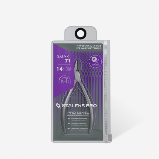Staleks Pro Smart NS-71-14 profesionālās knaibles ieaugušiem kāju nagiem 14mm
