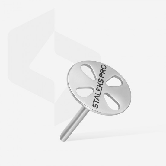 Staleks Pro Expert Pododisc PDSET-25 pedikīra disks 25mm ar vienreizlietojamo vīļu komplektu 180 griti 5gab