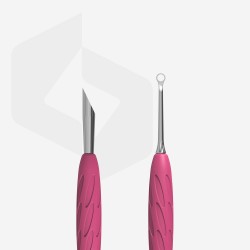 Staleks Pro Uniq PQ-11/2 manicure pusher with silicone handle