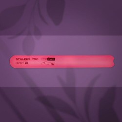 Staleks Pro Expert SPBE-20 taisna slīpēta plastmasas pamatne nagu vīlei