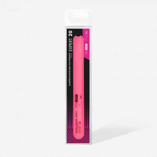 Staleks Pro Expert SPBE-20 taisna slīpēta plastmasas pamatne nagu vīlei