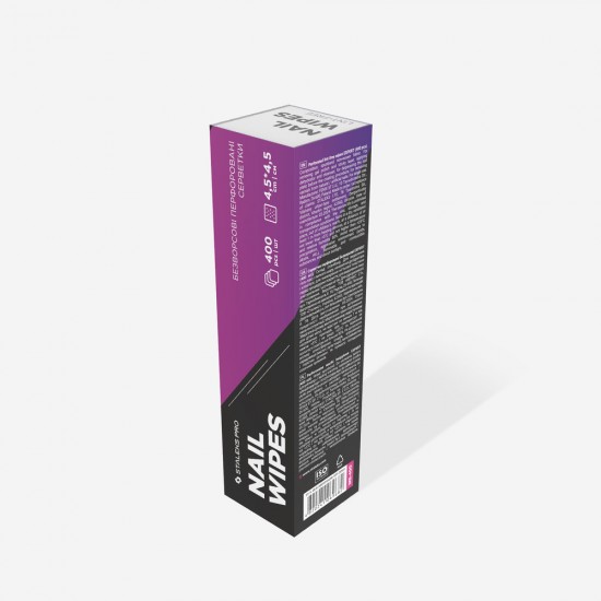 Staleks Pro Expert WE-400 bezplūksnu perforētas salvetes 4.5 x 4.5 cm 400gb