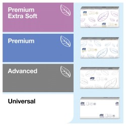 Tork H2 Xpress Premium Extra Soft roku dvieļi Z-veida 100gab. Tork H2 Xpress Premium Extra Soft roku dvieļi Z-veida 100gab.