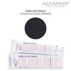 AlfaParf Color Wear краска для волос Cool Naturals 3 Dark Natural Brown 60мл AlfaParf Color Wear краска для волос Cool Naturals 3 Dark Natural Brown 60мл
