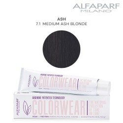 AlfaParf Color Wear hair color Ash 7.1 Medium Ash Blonde 60ml AlfaParf Color Wear hair color Ash 7.1 Medium Ash Blonde 60ml
