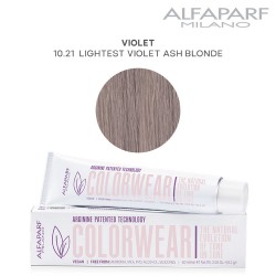 AlfaParf Color Wear краска для волос Violet 10.21 Lightest Violet Ash Blonde 60мл AlfaParf Color Wear краска для волос Violet 10.21 Lightest Violet Ash Blonde 60мл