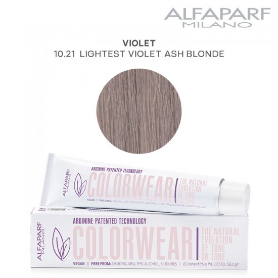 AlfaParf Color Wear краска для волос Violet 10.21 Lightest Violet Ash Blonde 60мл