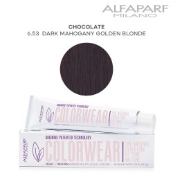 AlfaParf Color Wear краска для волос Chocolate 6.53 Dark Mahogany Golden Blonde 60мл AlfaParf Color Wear краска для волос Chocolate 6.53 Dark Mahogany Golden Blonde 60мл