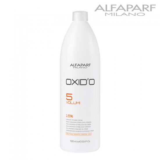 AlfaParf Oxid’O 5 Volume 1,5% krēmveida oksidants 1000ml