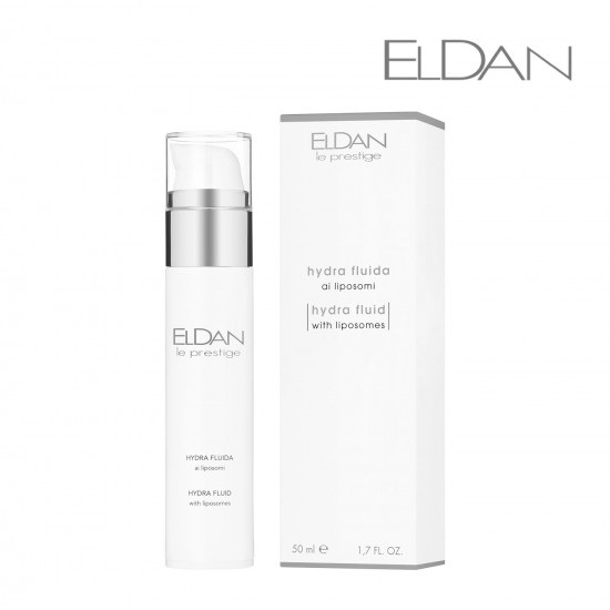 Eldan Le Prestige Hydra Fluid With Liposomes mitrinošs līdzeklis ar liposomām 50ml