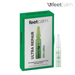 FeetCalm Ampoule Ultra Repair koncentrāts. mīkstina cietu un saplaisājušu ādu 7x2ml