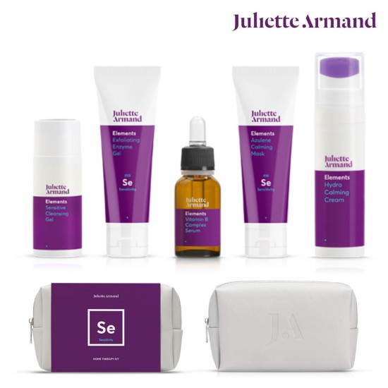 Juliette Armand Elements Sensitive Home Therapy pilnvērtīgs sejas kopšanas komplekts