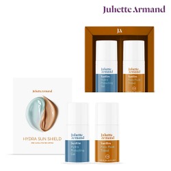 Juliette Armand Sunfilm Hydra Sun Shield Kit Pre Sun gel 15ml and Face Fluid Tinted SPF50 15ml Juliette Armand Sunfilm Hydra Sun Shield Kit Pre Sun gel 15ml and Face Fluid Tinted SPF50 15ml