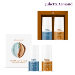 Juliette Armand Sunfilm Hydra Sun Shield Kit Pre Sun gel 15ml and Face Mineral Fluid Tinted SPF50 15ml Juliette Armand Sunfilm Hydra Sun Shield Kit Pre Sun gel 15ml and Face Mineral Fluid Tinted SPF50 15ml