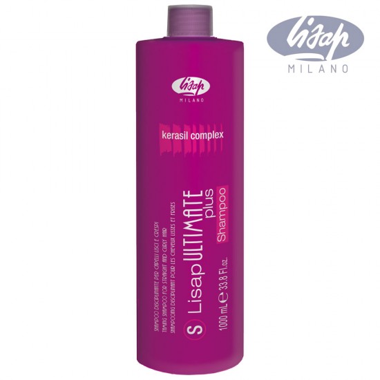 Lisap Ultimate šampūns taisniem un cirtainiem matiem 1000ml