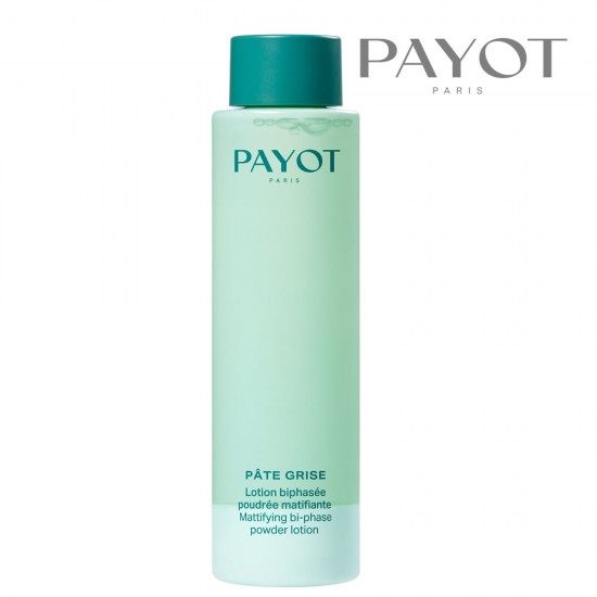 Payot Pate Grise mattifying bi-phase powder lotion divfāžu losjons ādas stāvokļa uzlabošanai 200ml