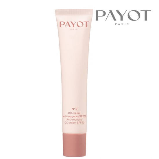 Payot Crème N°2 Anti-Redness  CC cream apsārtumu maskējošs un koriģējošs līdzeklis ar SPF50 40ml