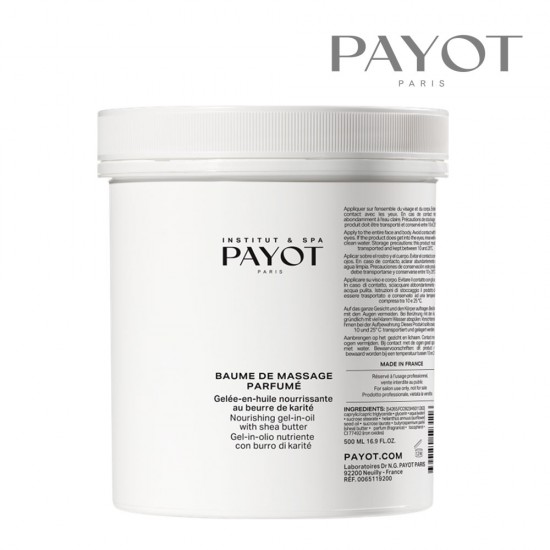 Payot Baume De Massage masāžas balzāms sejai un ķermenim ar eļļas/gēla kūstošu tekstūru 500ml