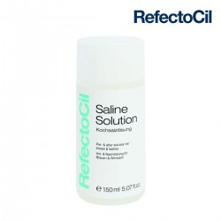 RefectoCil Saline Solution līdzeklis attauko un noņem netīrumus no skropstām un uzacīm pirms krāsošanas acu 150ml