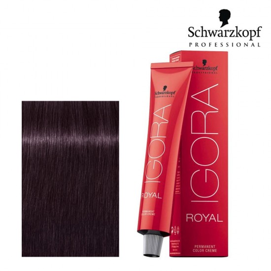 Schwarzkopf Pro Igora Royal 3-19 tumši brūns sudrabpelēki violetais tonis 60ml Schwarzkopf Pro Igora Royal 3-19 tumši brūns sudrabpelēki violetais tonis 60ml