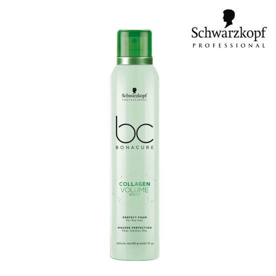 Schwarzkopf Pro BC Collagen Volume Boost putas apjomam 200ml Schwarzkopf Pro BC Collagen Volume Boost putas apjomam 200ml