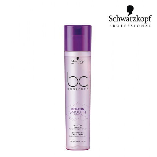 Schwarzkopf Pro BC Keratin Smooth Perfect micelārais šampūns 250ml Schwarzkopf Pro BC Keratin Smooth Perfect micelārais šampūns 250ml