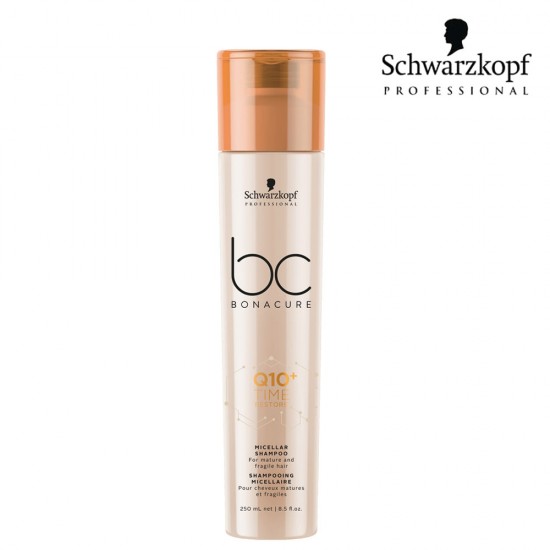 Schwarzkopf Pro BC Q10+ Time Restore micelārais šampūns 250ml Schwarzkopf Pro BC Q10+ Time Restore micelārais šampūns 250ml