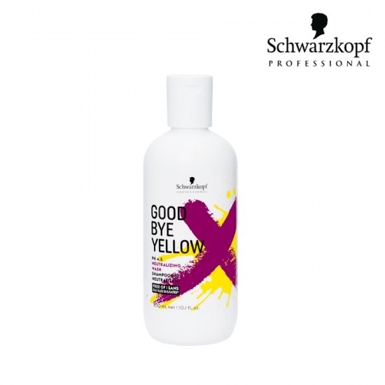 Schwarzkopf Pro Goodbye Yellow neitralizējošs mazgāšanas līdzeklis 300ml