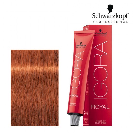 Schwarzkopf Pro Igora Royal 7-77 vidēji blonds vara ekstra tonis 60ml Schwarzkopf Pro Igora Royal 7-77 vidēji blonds vara ekstra tonis 60ml