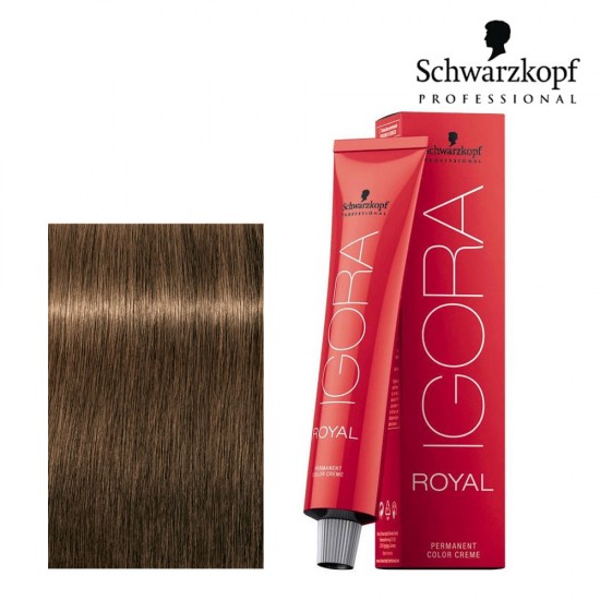 Schwarzkopf Pro Igora Royal 6-5 tumši blonds zelta tonis 60ml Schwarzkopf Pro Igora Royal 6-5 tumši blonds zelta tonis 60ml