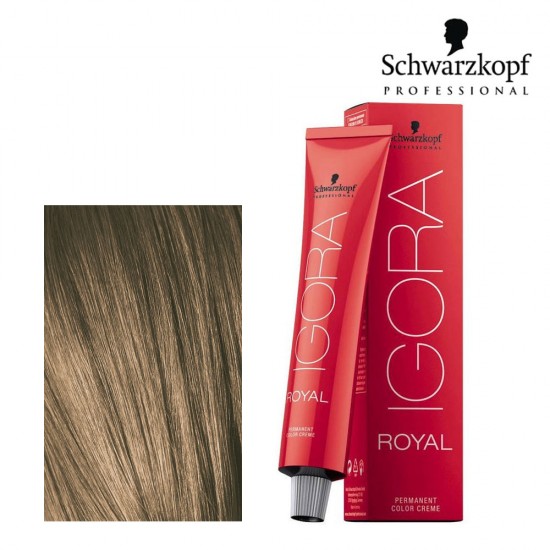 Schwarzkopf Pro Igora Royal 7-0 vidēji blonds dabiskais tonis 60ml Schwarzkopf Pro Igora Royal 7-0 vidēji blonds dabiskais tonis 60ml